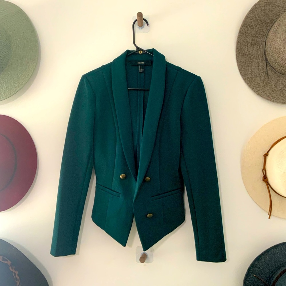 Teal Blazer